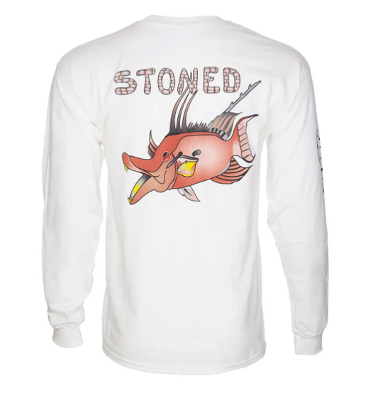 Stoned Hogfish Drawing Tee Long Sleeve